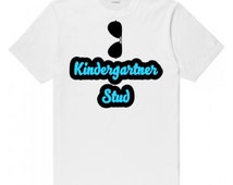 first day kindergarten shirt