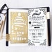 Planner Stencil, Bullet Journal Stencil, Banners and Flag Stencil - fits A5 journal & Midori Regular (Banner L)