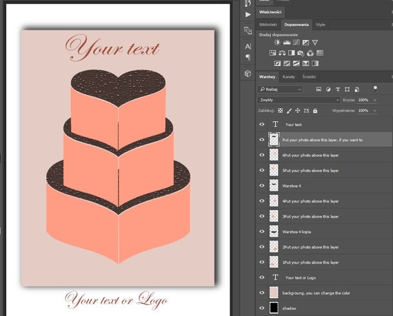 cake template photoshop free download