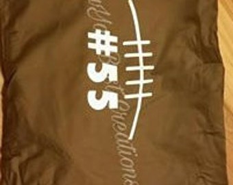 Pillow Case Football Pillow case Personalized Pillow case