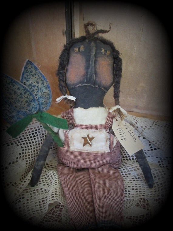 primitive art dolls