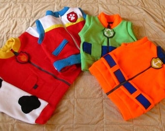 Paw patrol Ryder inspired jacket vest