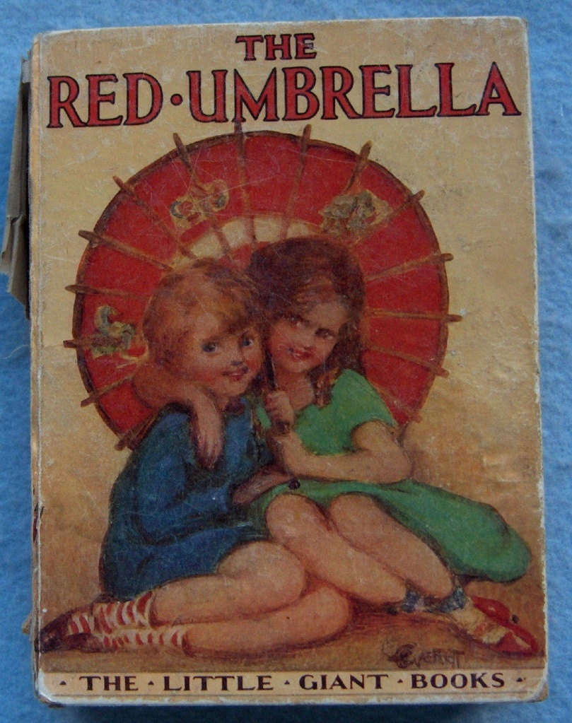 Vintage Little Giant book THE RED UMBRELLA 1930