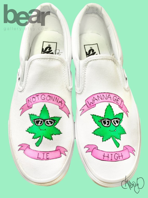 vans pot leaf shoes