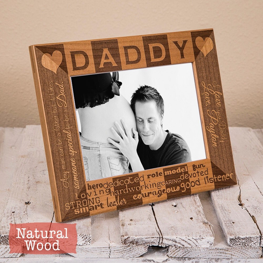 Daddy Picture Frame Personalized Dad Picture Frame Fathers
