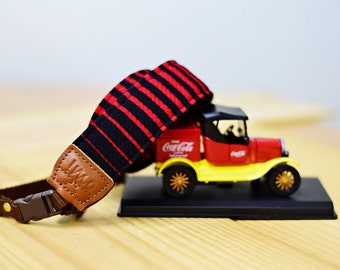 Miss Stripes Camera Strap suits for DSLR / SLR with Quick Release Buckles