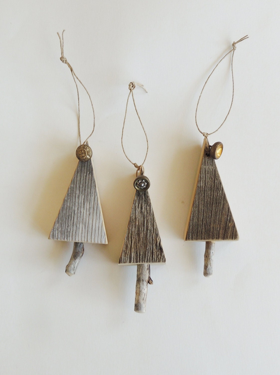 rustic tree ornaments 3 wood trees natural christmas rustic rustic tree ornaments 3 wood trees natural christmas rustic