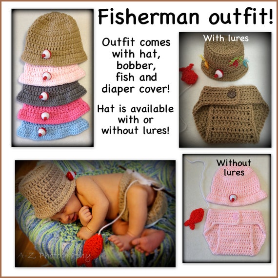 Baby fisherman outfit baby fisherman clothes fisherman hat