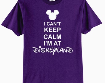 Items similar to I can't keep calm I'm going to Disney World - Youth T ...