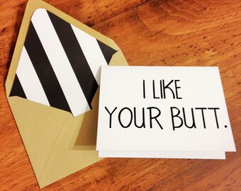 I like your butt | Etsy