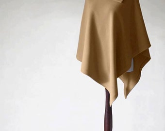 Cashmere poncho, camel poncho, camel coat, women's coat, wool coat, women's poncho,women's cape,wool poncho,women's sweater,cashmere sweater