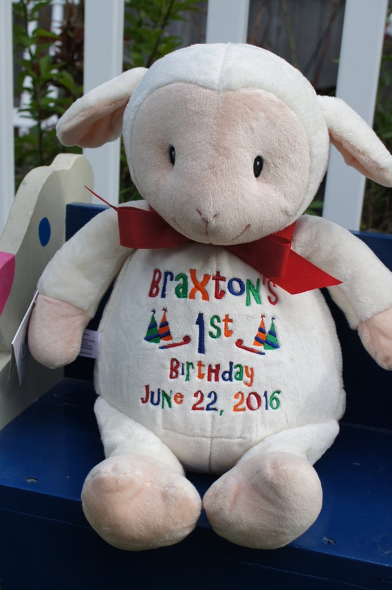 Personalized Baby Gift Baby shower gift Lamb Birth