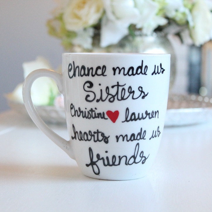 Personalized Sister Gift Idea Sister Coffee Mug Chance