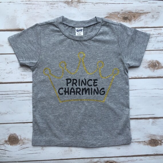 Prince Charming Crown Baby Toddler Boy Onesie or T Shirt