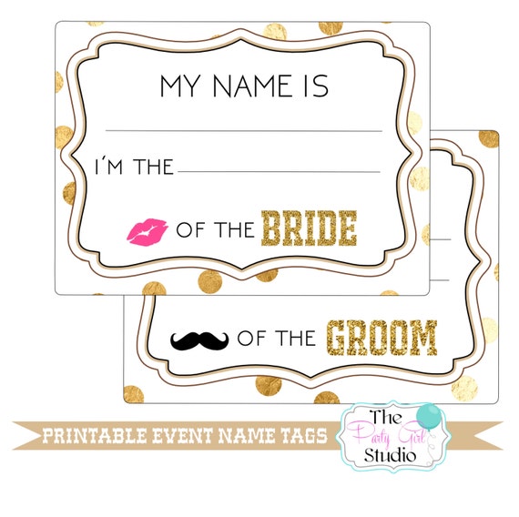 printable name tagseventweddingengagementparty