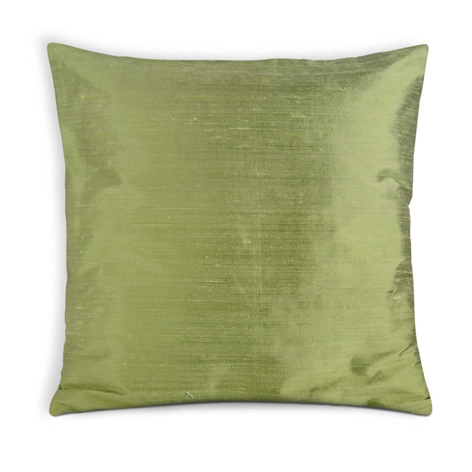Pistachio Raw Silk Pillow CoverSilk Throw PillowDecorative
