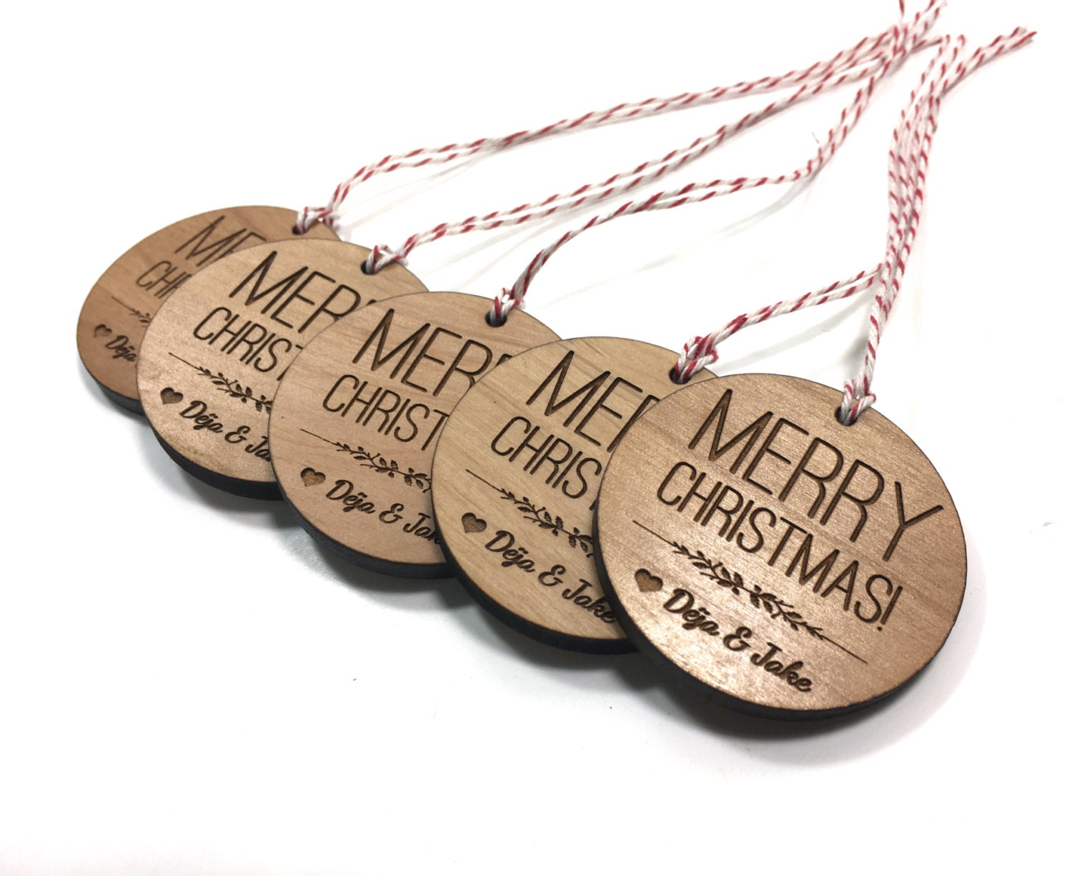 Custom Wood Gift Tags / Personalized Engraving / by MileNine