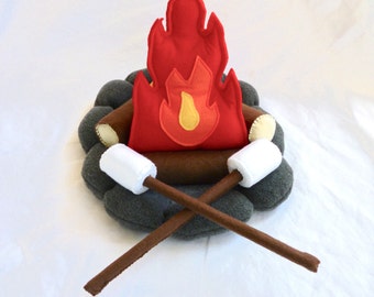 plush camp fire