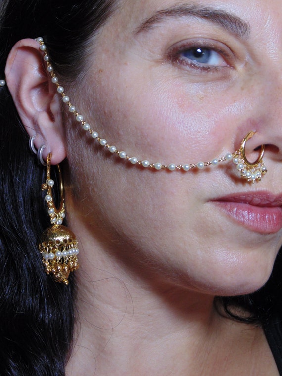 E3202 Awesome Vintage Style Rajasthani Tribal Nose Ring With