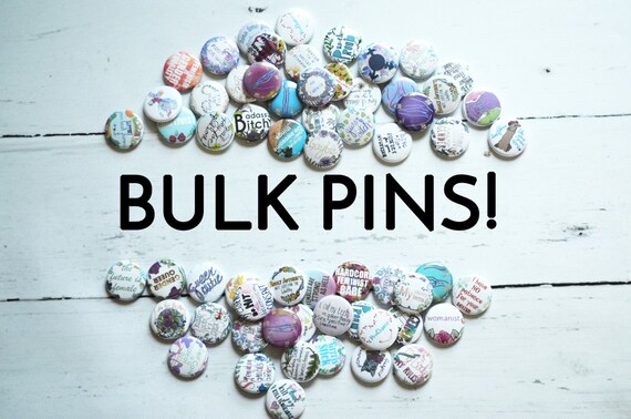 Items similar to Bulk Feminist Pins on Etsy