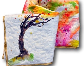 Tree Baby Quilt * Rainbow Baby Quilt * Tree Nursery Bedding * Tree Crib Bedding * Tree Nursery Decor * Rainbow Nursery * Tree Baby Quilt