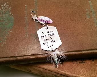 Personalized Hand Stamped Fishing Lure-Fathers Boyfriend Grandfather Dads Gifts-Mens Gifts-Fishing Tackle