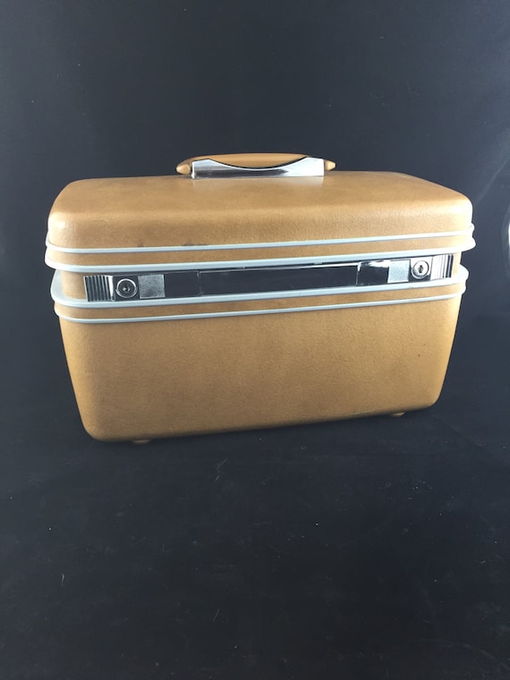 Vintage Samsonite Silhouette Train Case Luggage Carry On Bag