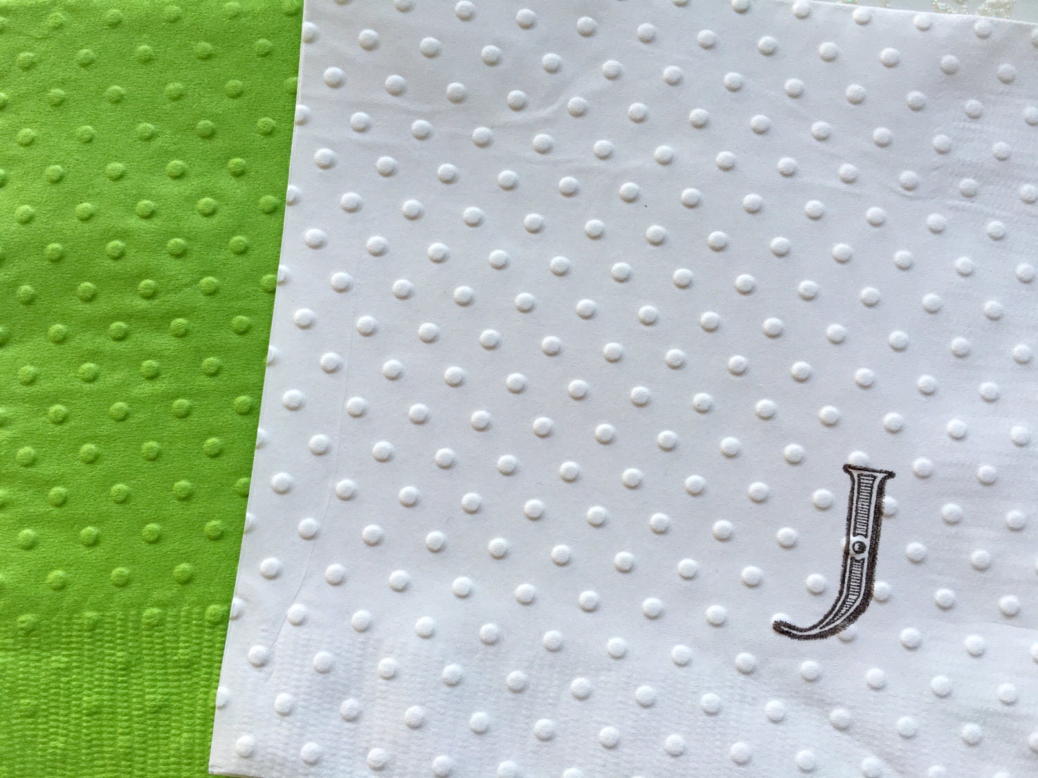 Cocktail Napkins Initial Napkins Wedding Napkins Bridal