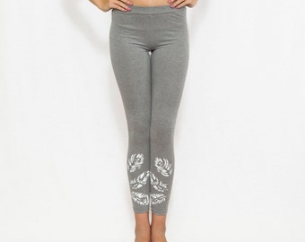 Feather Raindrop Sports Leggings
