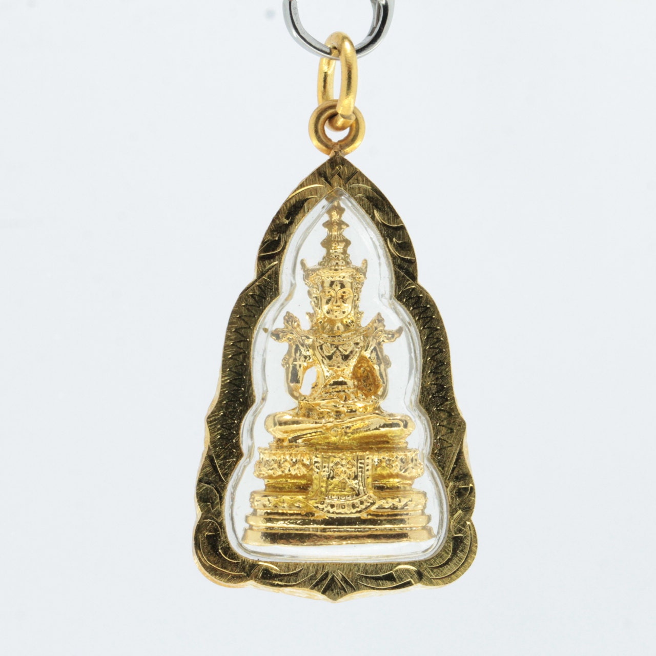 Thai Buddha Amulet Pendant Emerald Buddhagood luck