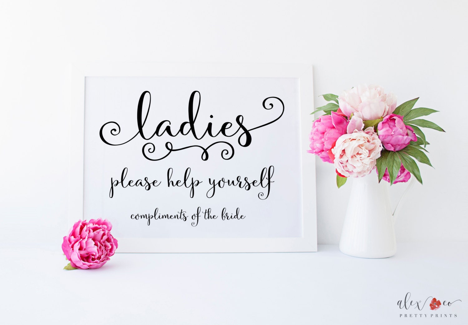 Wedding Bathroom Sign. Wedding Bathroom by alexandcoprintables