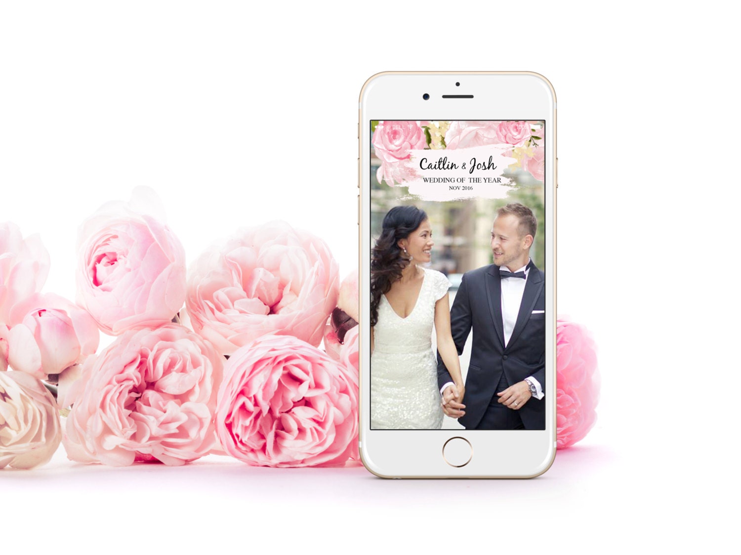 Download Custom Snapchat Geofilters for Wedding 24hr turnaround