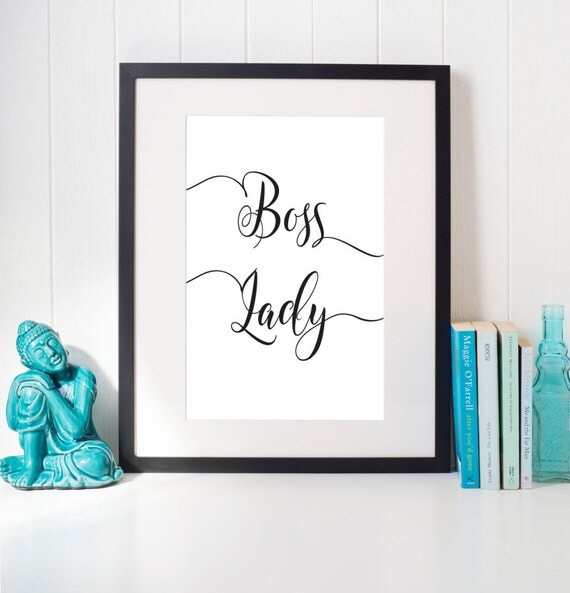 Boss lady Office desk accessories Gift for boss Gifts by PlanInk