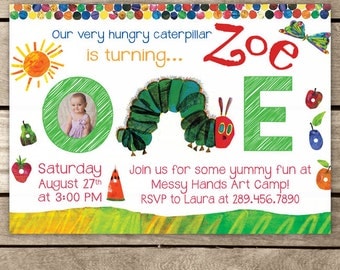 A Very Hungry Caterpillar Party Invitations 9