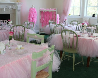 Pottery Barn Kids Size Tutu Table Skirt