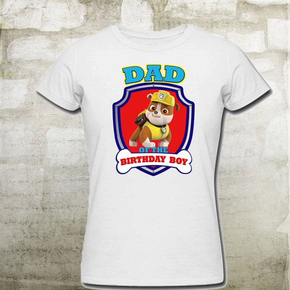 Diy Paw Patrol Iron On Transfer T Shirt By Octopusdigitalstore