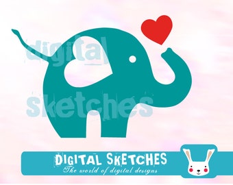 Free Free Elephant Heart Svg 42 SVG PNG EPS DXF File