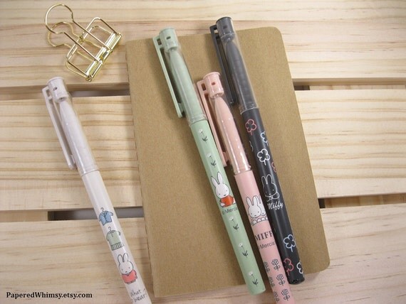 miffy gel pens kawaii pens planner pens bunny gel pen miffy gel pens kawaii pens planner pens bunny gel pen