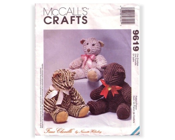 mccalls teddy bear pattern
