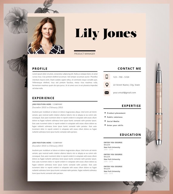 Resume Template Cv Template Editable In Ms Word And Pages