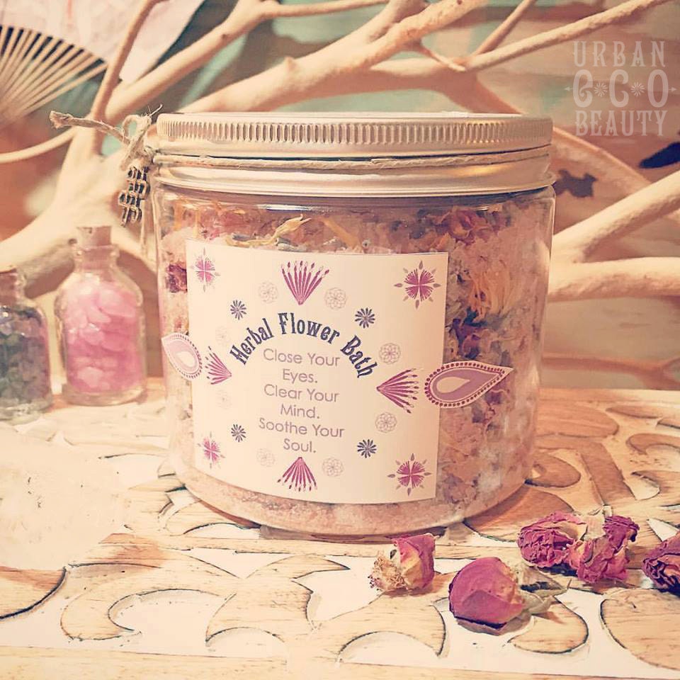 Herbal Flower Essence Bath Wellness Flower Detox by UrbanEcoBeauty