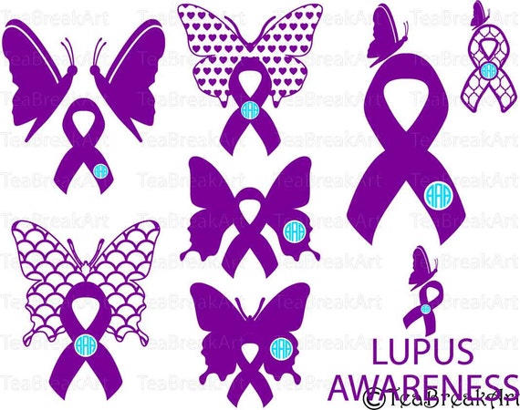 Download Lupus awareness Circle Cutting Files SVG PNG EPS ClipArt