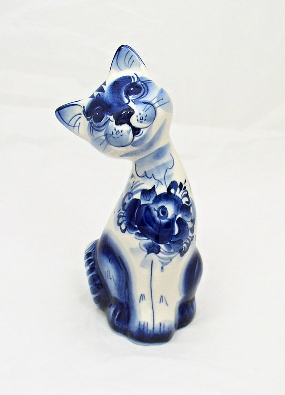 RUSSIAN GZHEL Porcelain Figurine CAT 0131