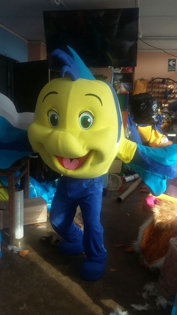 Flounder Fish Mascot Costume Adult Costume by AdultMascotCostumes