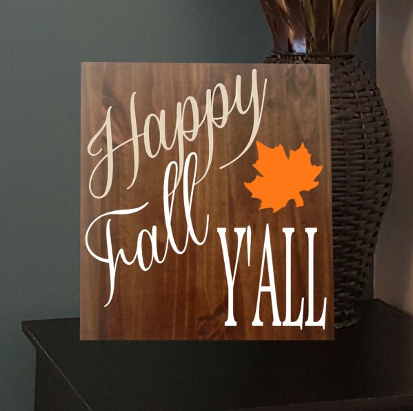 Happy Fall Yall Decor sign