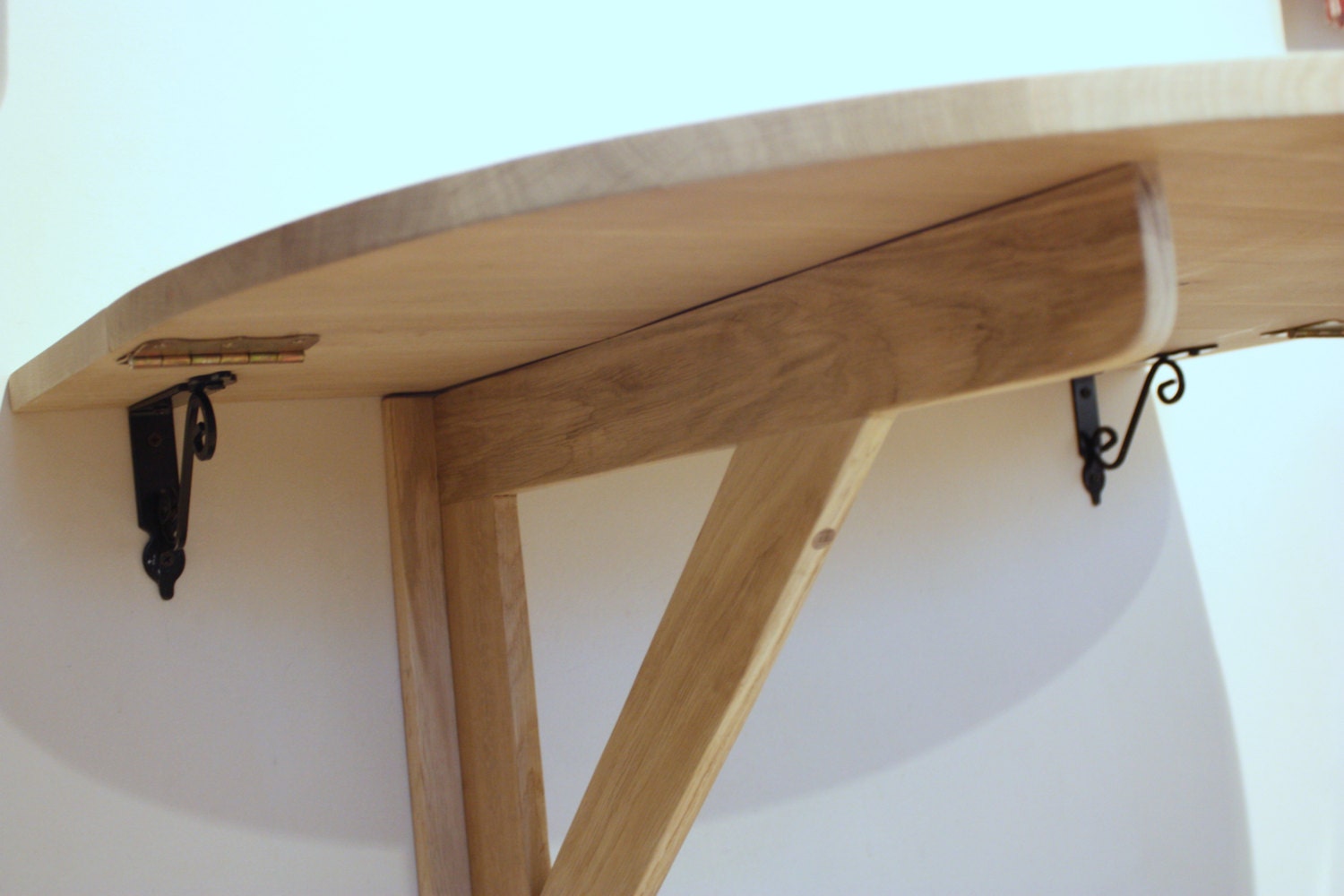 Wall mounted drop leaf table Fold down desk Wall mounted