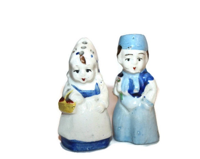 Salt and Pepper Shakers Boy and Girl