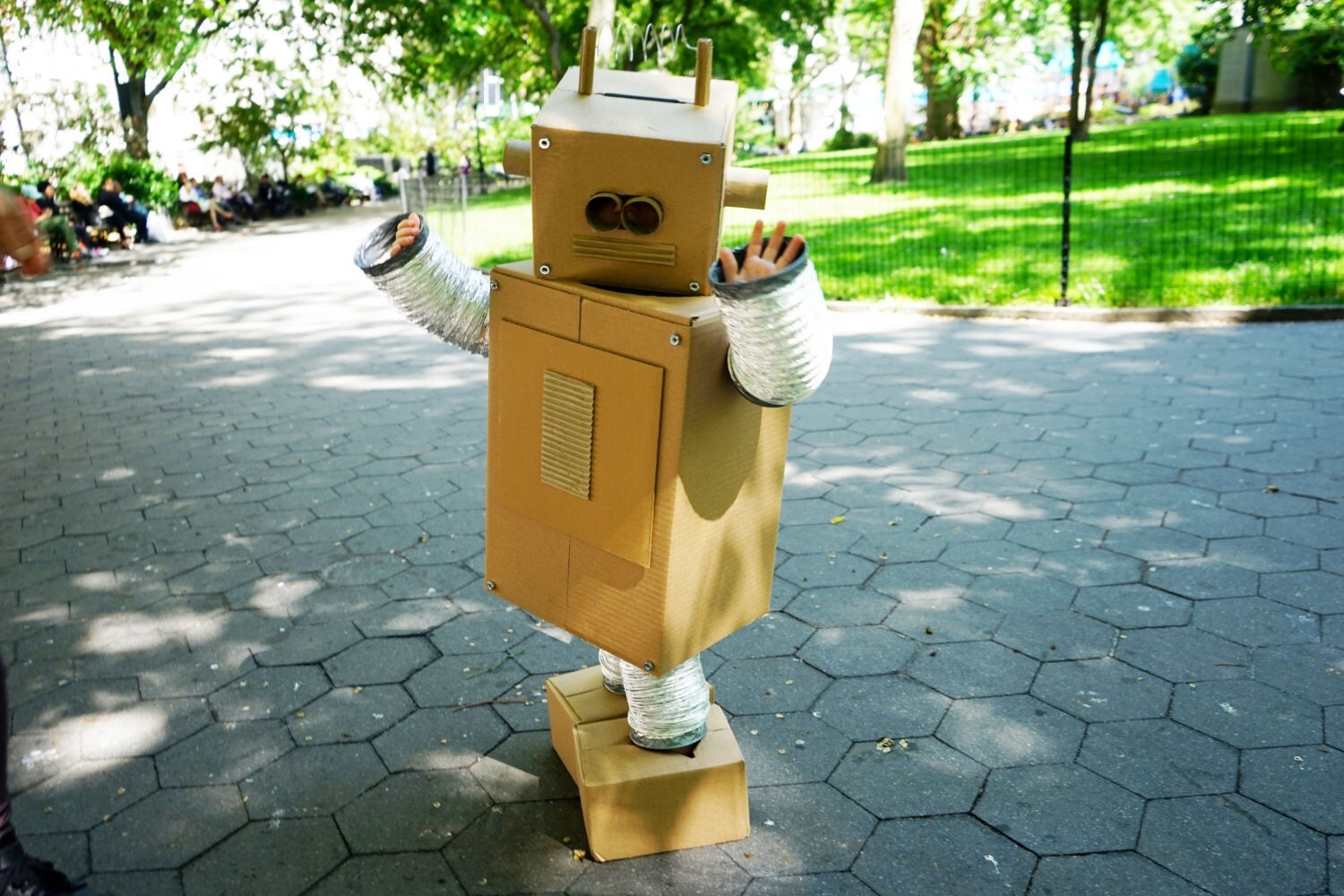Build-your-own Cardboard Box Robot Costume