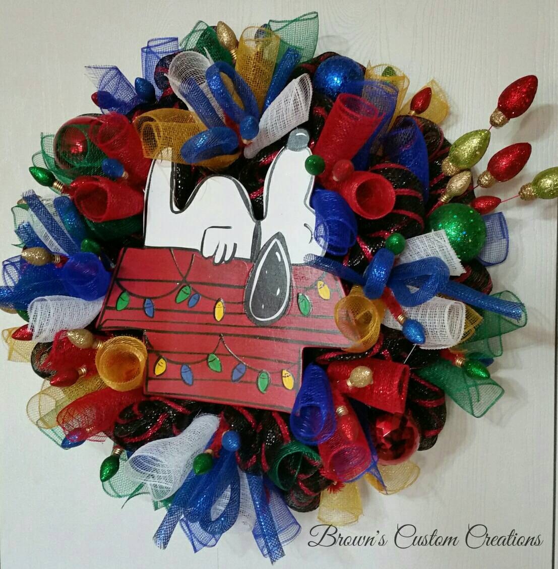 Peanuts Christmas Wreath 