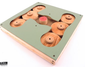 DISCOLETTI game PROBLEM SOLVING for dogs, recycled and handmade